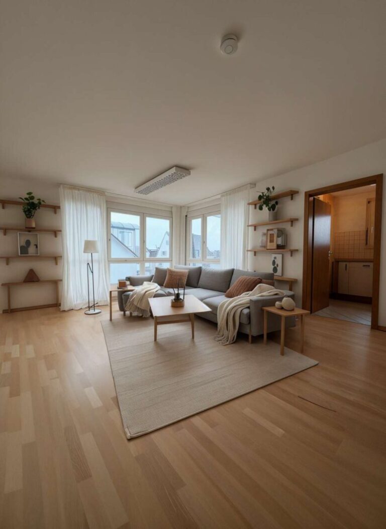 Wohnzimmer (KI Home Staging)