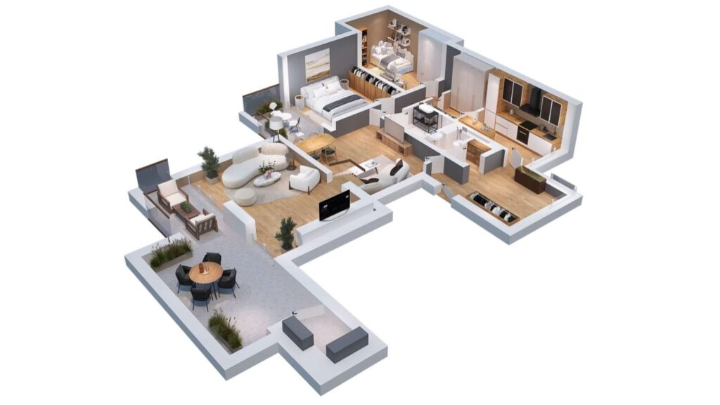 Grundriss 3D